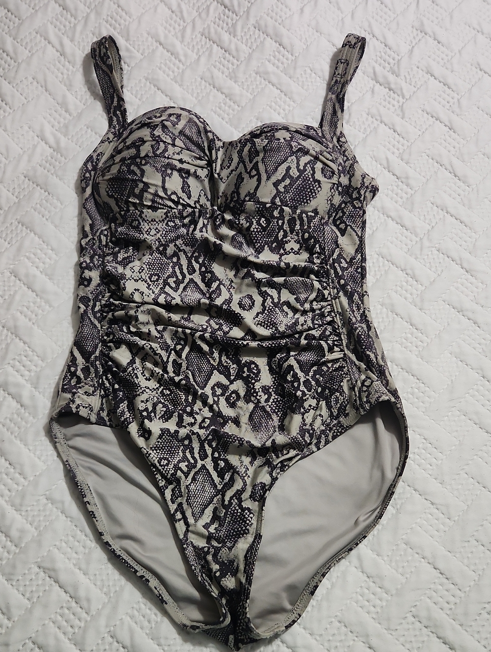 One-Piece Niptuck Swimsuit EUC